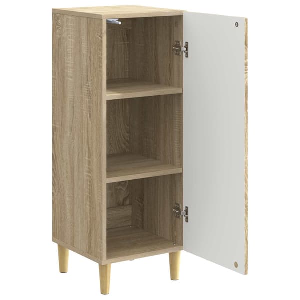 Sideboard Sonoma-ek 33 x 34,5 x 90 cm Konstruerat trä
