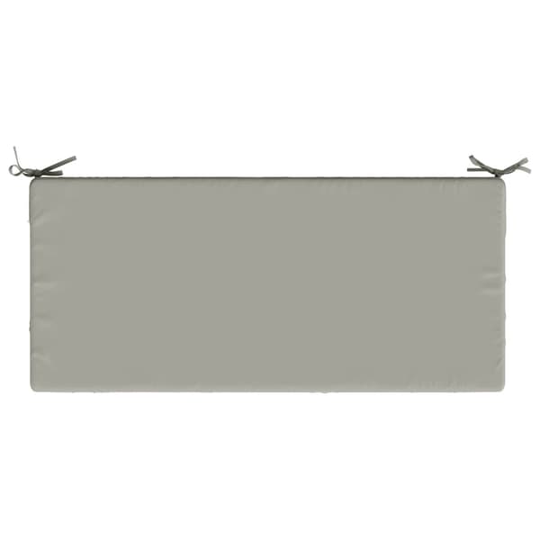 Bänk kudde SOEST 100% Polyester Grå 120 x 50 x 8 cm