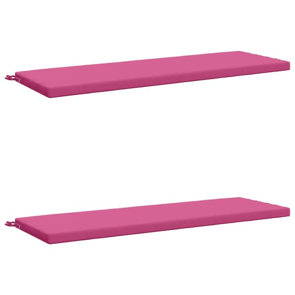 2-delade Bänk Kuddar SOEST 2 st 100% Polyester Rosa