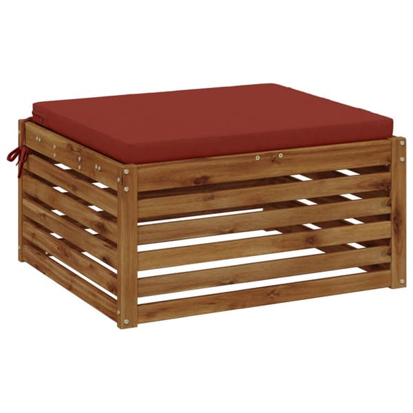 1-delad Sittdyna SOEST 100% Polyester Röd 80 x 80 x 5 cm