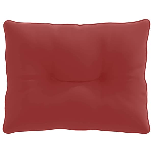 Ryggkudde PUTTEN 100% Polyester Vinröd 60 x 40 x 10 cm