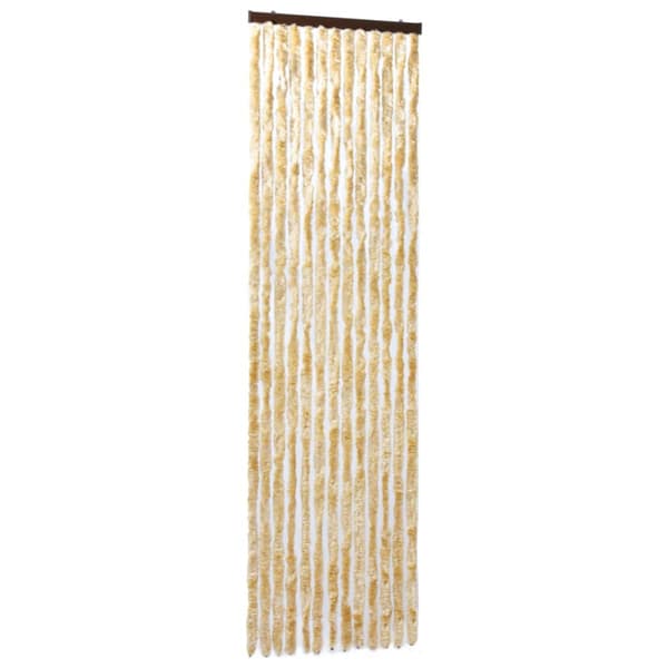 Insektsdraperi beige 56x200 cm chenille