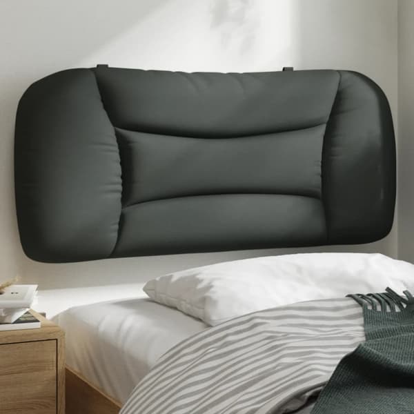 Headboard Cushion "Hvar" Dark Grey 80 cm Fabric
