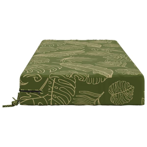 Sittkudde SOEST 100% Polyester Blad-design 120 x 80 x 15 cm