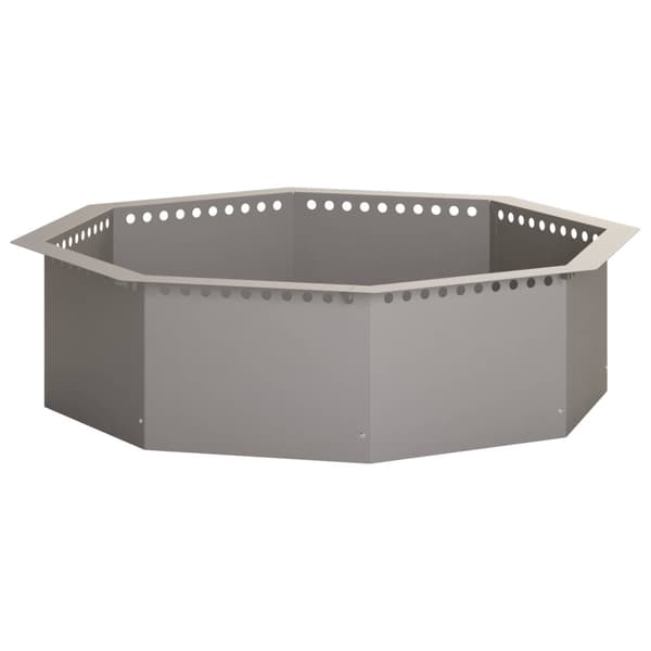 Eldstad ring Rostig 100 x 100 x 25 cm Väderbeständig stål