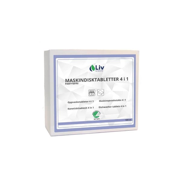 Maskindisk LIV Tabs 4i1 100/fp