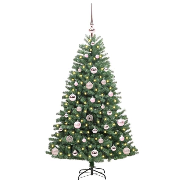 Plast Hingad Julgran Grön 120 cm PVC och metall