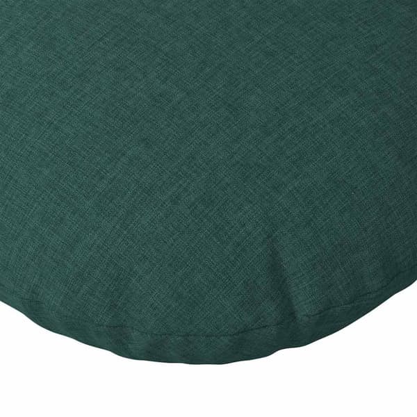 Sittkuddar 2 pcs Mörkgrön Ø80 x 29 cm tyg