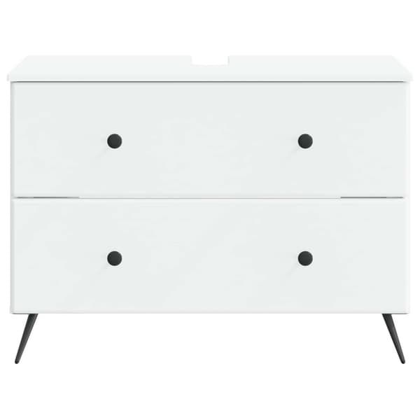 Badrumsskåp med handfat BREDA Vit 82 x 41 x 59 cm