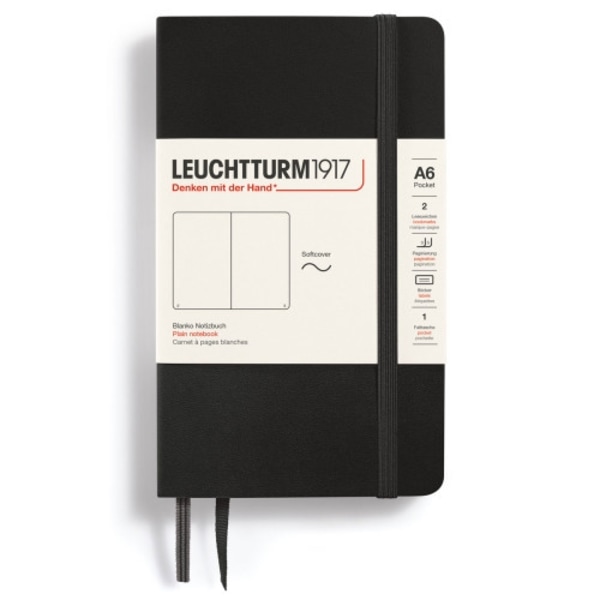 LT NOTEBOOK A6 Soft Plain Black