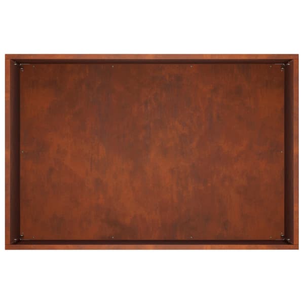 Trädgårdsplanterare 2 st Rostig 60 x 40 x 40 cm