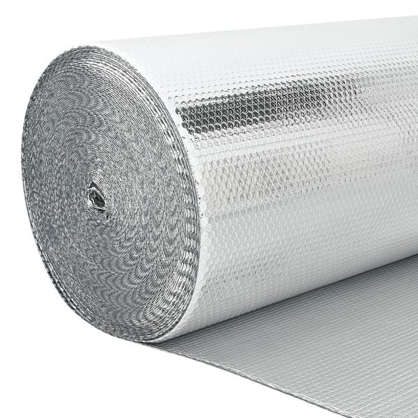 Värmereflektor för element Silver 15 x 0,6 m polyeten