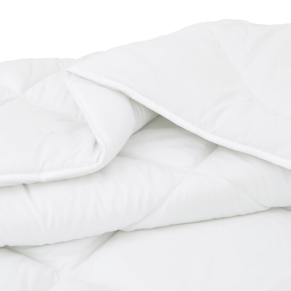 Vinter Täcke med kudde 3 pcs Vit Mikrofiber
