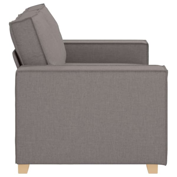 2-sitssoffa taupe 160x78x84 cm tyg