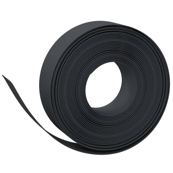 Rabattkant svart 4 st 10 m 15 cm polyeten