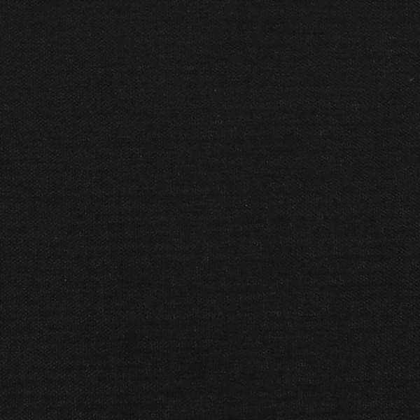 Boxspring-sängram svart 140x190 cm tyg