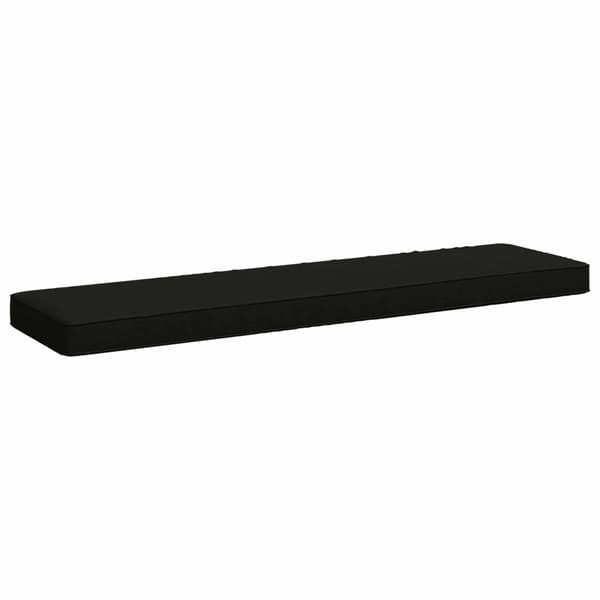 1-delad Bänk Kudde VUGHT 100% Polyester Svart 120 x 30 x 5 cm