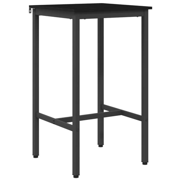 Barbord 52 x 52 x 110 cm Konstruerat trä Svart ek Rektangulär