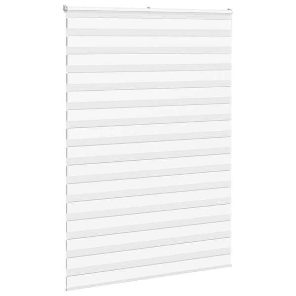 Rullgardin zebra vit 165x200 cm tyg bredd 160,9 cm polyester