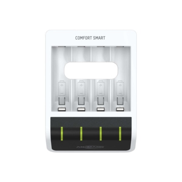 ANSMANN Comfort Smart USB-batteriladdare - 4 x AA-typ