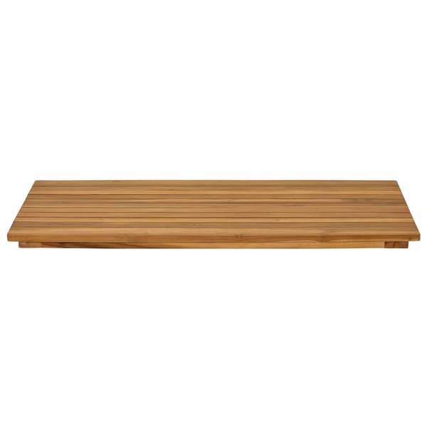 Bordsskiva 90 x 45 x 3,5 cm Rektangulär Massivt teakträ