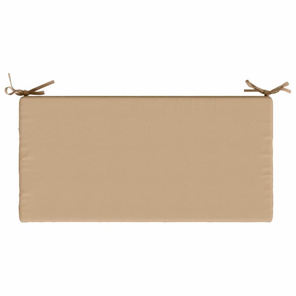Bänk kudde SOEST 100% Polyester Sand 80 x 40 x 8 cm