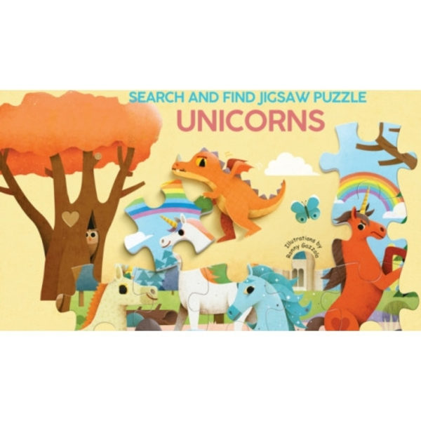 Unicorns: Search and Find Jigsaw Puzzle (bok, board book, eng)