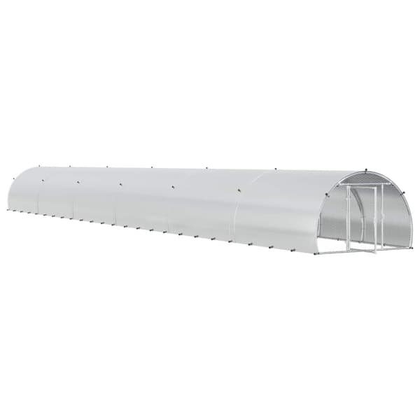 Hönsgård Silver 1200 x 150 x 100 cm Galvaniserat stål