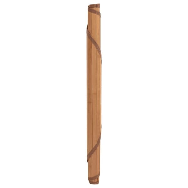 Matta rund natur 60 cm bambu