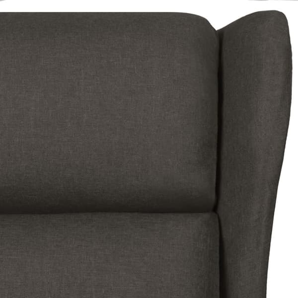 Massagefåtölj taupe tyg