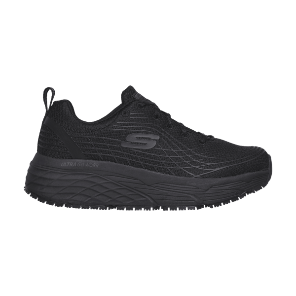 Max Cushioning Work Shoe w Black Female