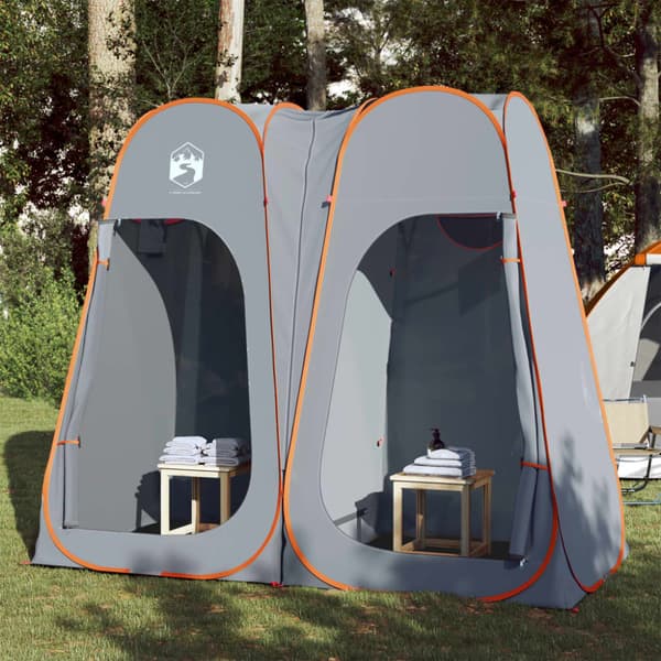 Ombytestält grå och orange pop-up vattentät