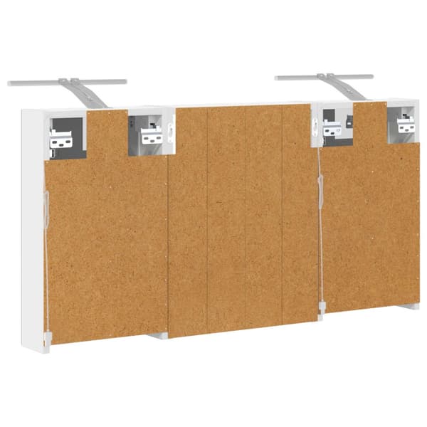 Badrumsskåpsset 3 st 100 x 10,5 x 50 cm Konstruerat trä