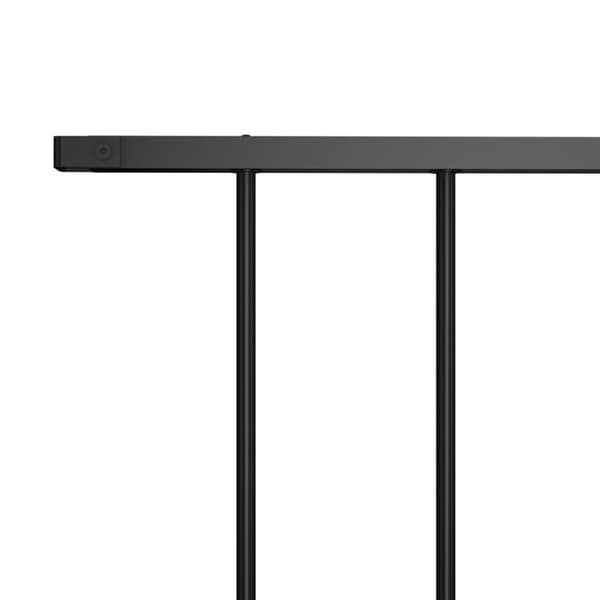Staketpanel Woerden pulverlackerad stål 1,7x1,17 m svart
