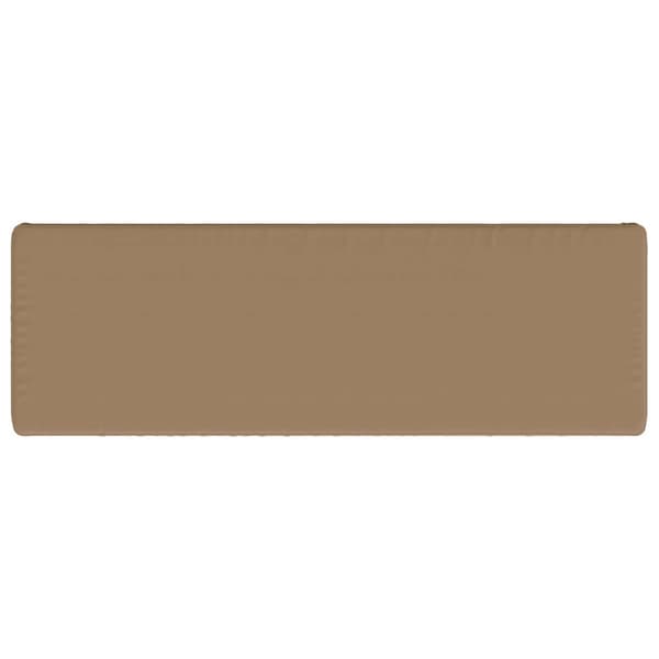 2-delade Bänk Kuddar VUGHT 2 st 100% Polyester Taupe