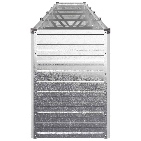 Höjd Trädgårdsbädd Silver 400 x 40 x 55 cm galvaniserad