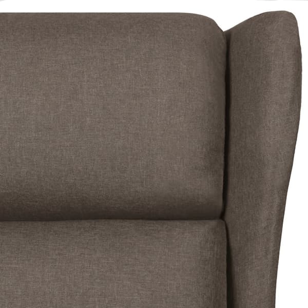 Reclinerfåtölj brun tyg