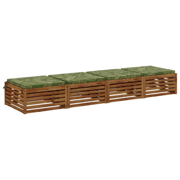 4-delade Sittdynor SOEST 4 st 100% Polyester Bladdesign