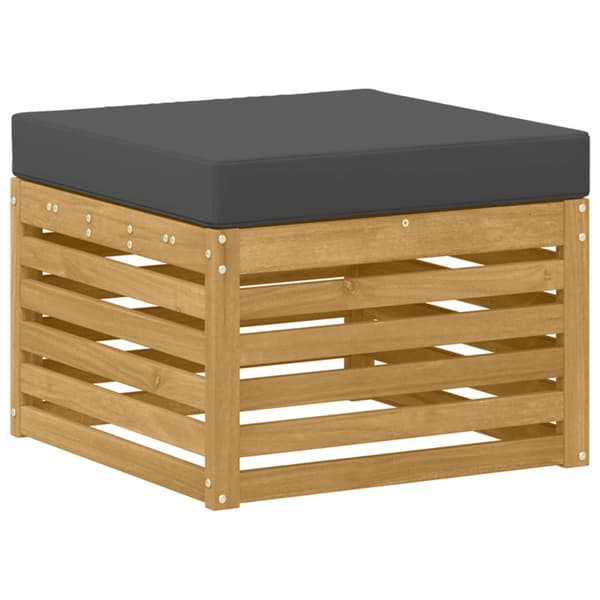 Utomhussoffset 4 pcs Vit och antracit 193,5 x 122,5 x 73 cm