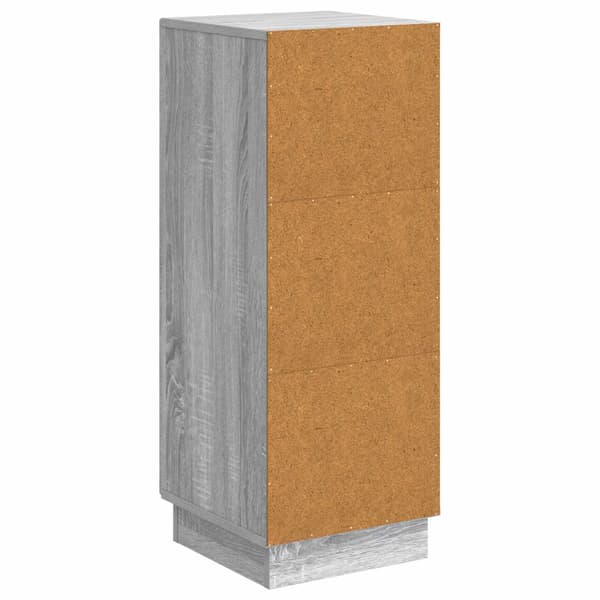 Sideboard Grå sonoma-ek 33 x 34,5 x 87 cm Konstruerat trä