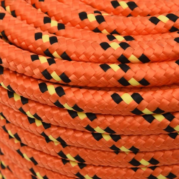 Båtlina orange 12 mm 50 m polypropylen