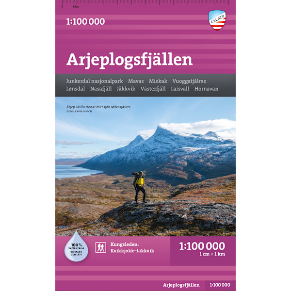 Arjeplogsfjällen 1:100 000