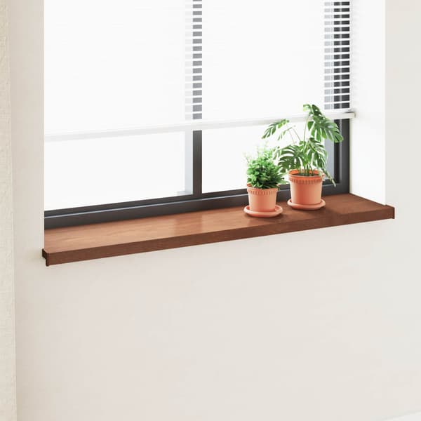Fönsterbräda Brun trä 140 x 30 x 4,5 cm PVC