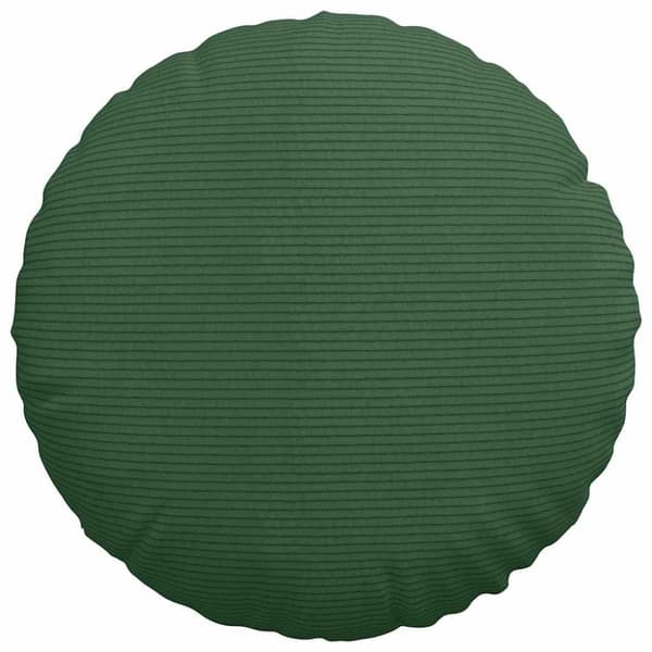 Sittkuddar 2 pcs Mörkgrön Ø 40 cm Kordread tyg