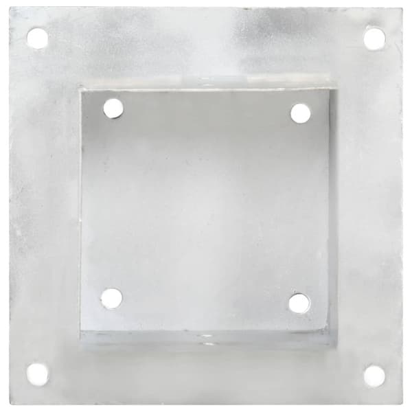 Stolpfot 4 st galvaniserad metall 141 mm