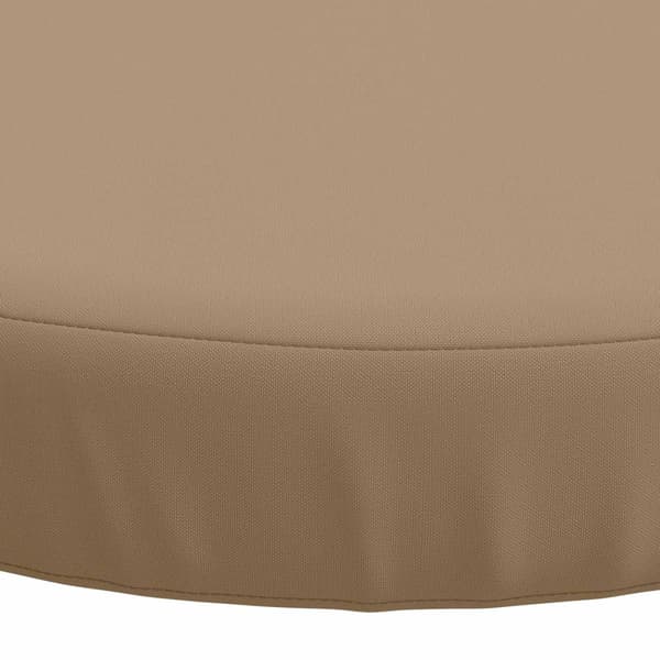 4-delade Sittdynor SOEST 4 st 100% Polyester Taupe Ø 40 x 7 cm