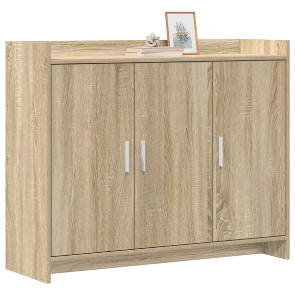 Sideboard Sonoma-ek 98,5 x 33 x 80 cm Konstruerat trä