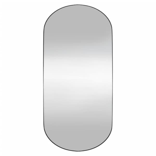 Väggspegel 45x100 cm glas oval