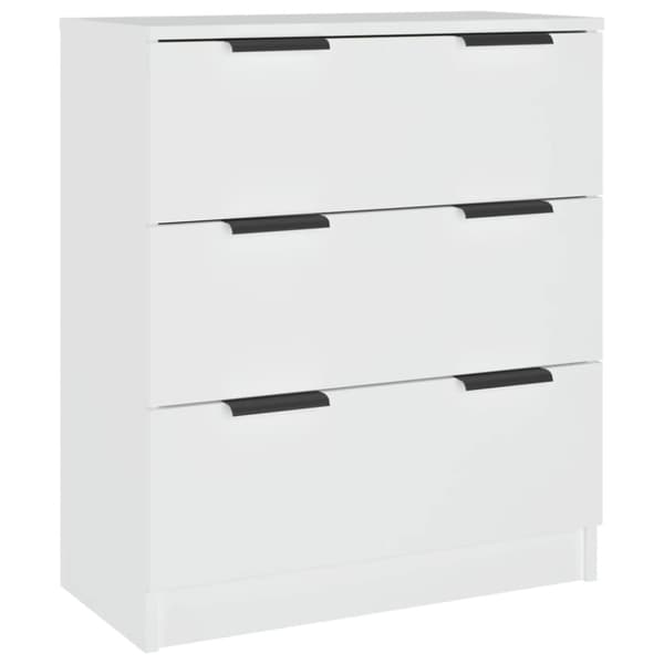 Skänk vit 60x30x70 cm konstruerat trä