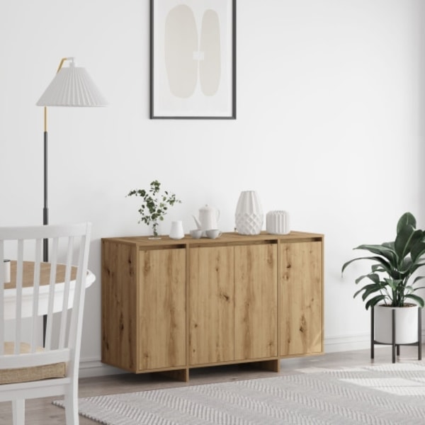 Ek sida-bord Artisan ek Konstruerat trä 120 x 41 x 75 cm